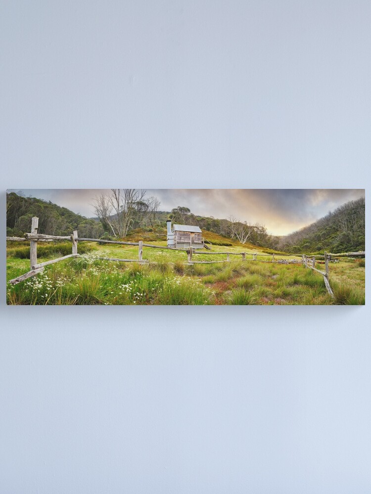 Alternate view of Silver Brumby Hut, Mt Hotham, Victoria, Australia Canvas Print