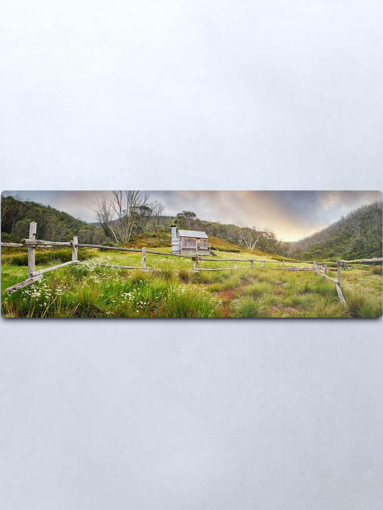 Alternate view of Silver Brumby Hut, Mt Hotham, Victoria, Australia Metal Print