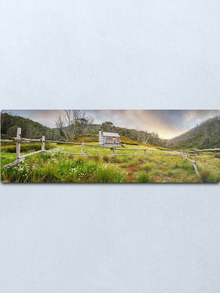 Alternate view of Silver Brumby Hut, Mt Hotham, Victoria, Australia Metal Print