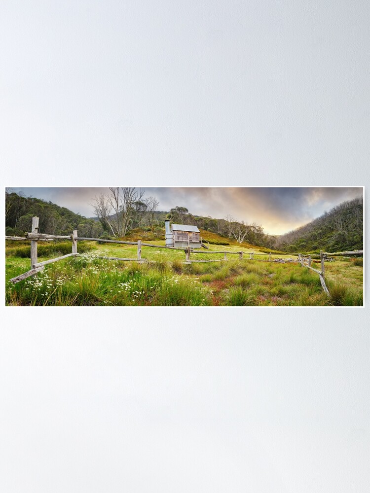Alternate view of Silver Brumby Hut, Mt Hotham, Victoria, Australia Poster
