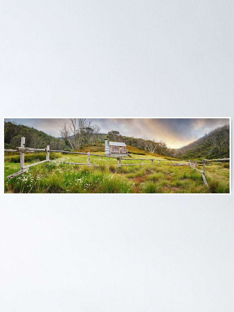 Alternate view of Silver Brumby Hut, Mt Hotham, Victoria, Australia Poster