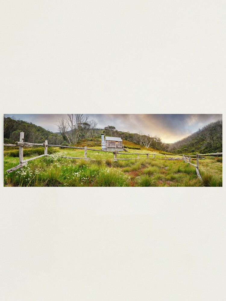 Alternate view of Silver Brumby Hut, Mt Hotham, Victoria, Australia Photographic Print