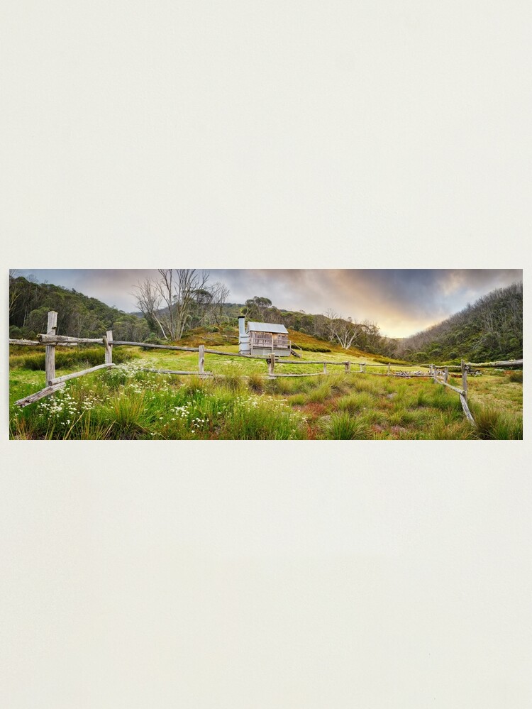 Alternate view of Silver Brumby Hut, Mt Hotham, Victoria, Australia Photographic Print