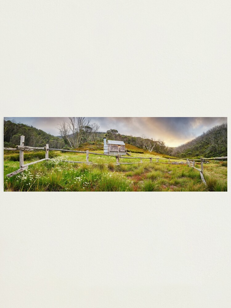Alternate view of Silver Brumby Hut, Mt Hotham, Victoria, Australia Photographic Print