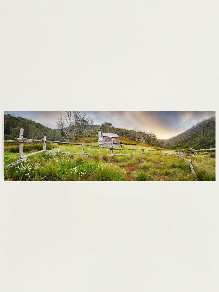 Alternate view of Silver Brumby Hut, Mt Hotham, Victoria, Australia Photographic Print