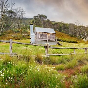 Artwork thumbnail, Silver Brumby Hut, Mt Hotham, Victoria, Australia by Michael Boniwell