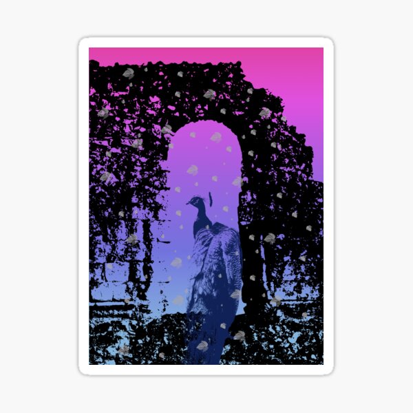 Peacock Sticker