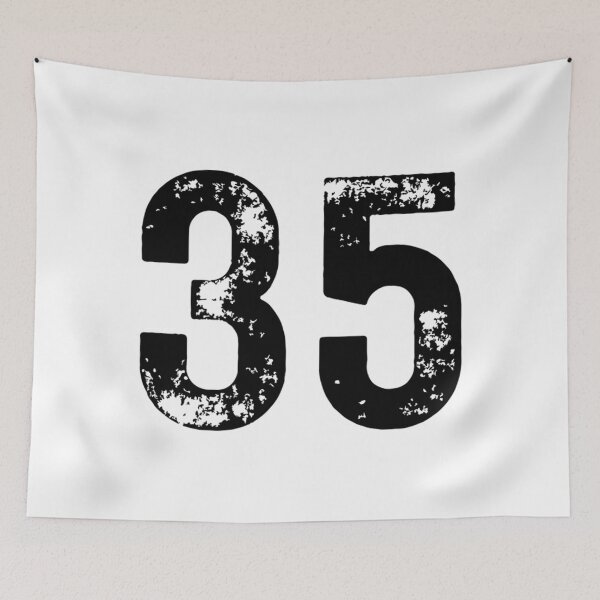 Item preview, 35 T-ShirtBig Number 35 for Birthday Thirty Five K-pop Merchandise designed and sold by GeorgMala.