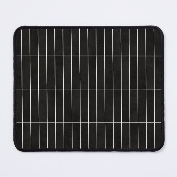 Item preview, Rectangular Grid Pattern - Black designed and sold by Zoltan Ratko.