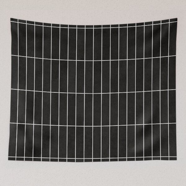 Item preview, Rectangular Grid Pattern - Black designed and sold by Zoltan Ratko.