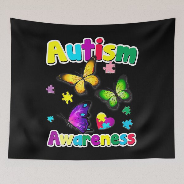Item preview, Autism Awareness Butterfly Puzzle Pieces designed and sold by Chad6438.