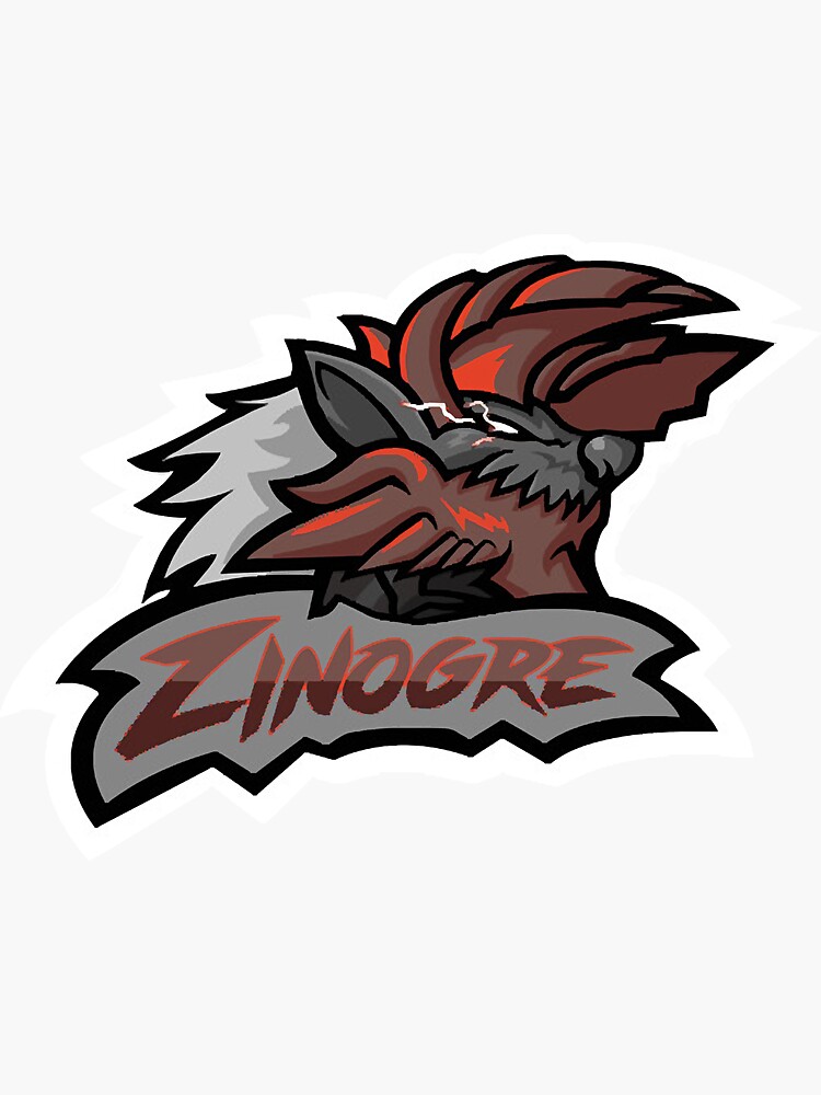 Stygian Zinogre Mascot Logo V2 Sticker By Lyduytam8583 Redbubble