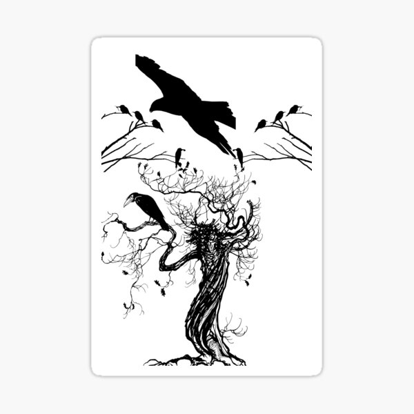 Birds on a tree Sticker