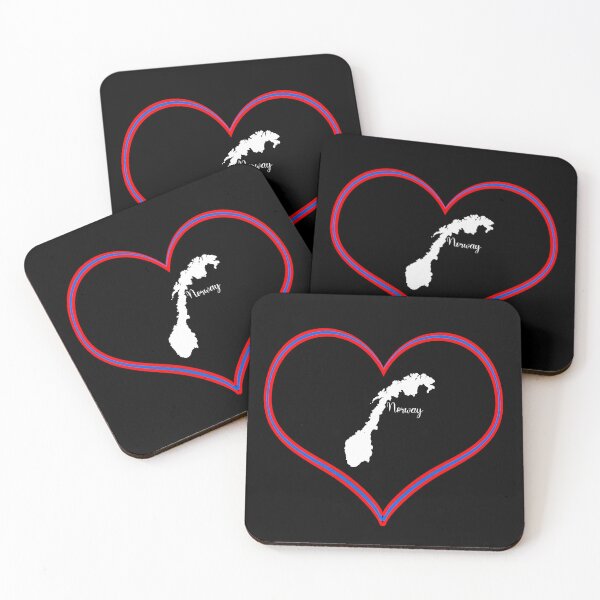 Item preview, Black heart map Norway designed and sold by Astralia.