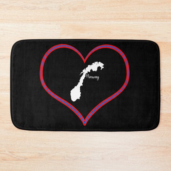 Item preview, Black heart map Norway designed and sold by Astralia.