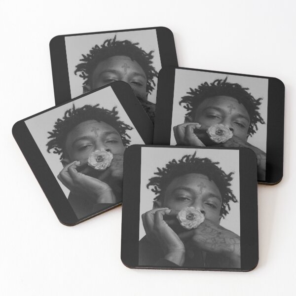 Item preview, Savages With Flower Black White designed and sold by DesignUSArt.