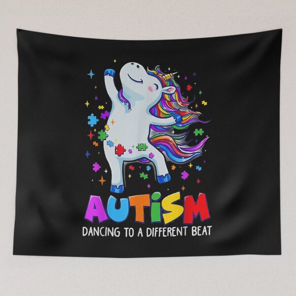 Item preview, Autism Awareness Dabbing Unicorn Puzzle Piece Kids designed and sold by Chad6438.
