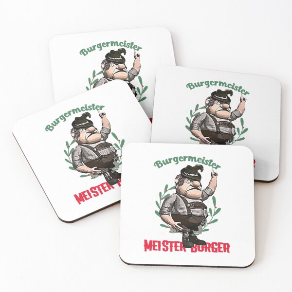 Item preview, Camiseta Burgermeister Meister Burger German LeBurgermeister Meister Burger (pantalones de cuero alemanes) designed and sold by GeorgMala.