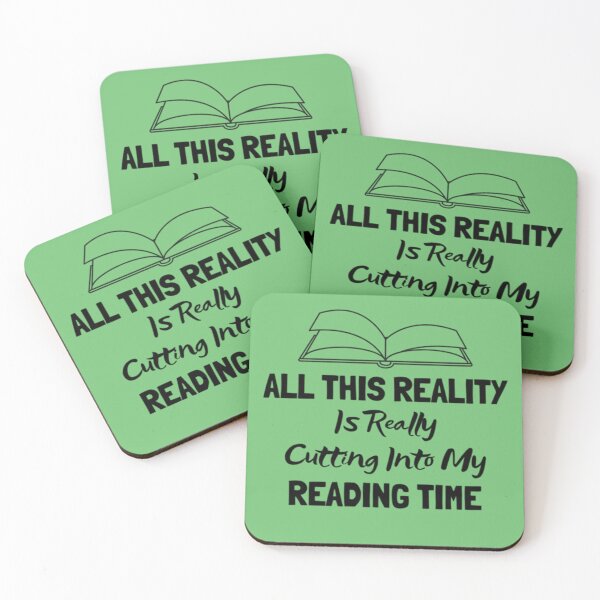 Item preview, All This Reality Is Really Cutting Into My Reading Time designed and sold by LyLas147.