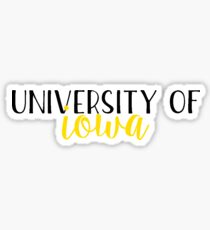 University of Iowa - Style 2 Sticker
