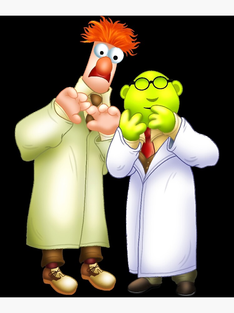 "Bunsen and Beaker " Poster for Sale by RebekahShin Redbubble