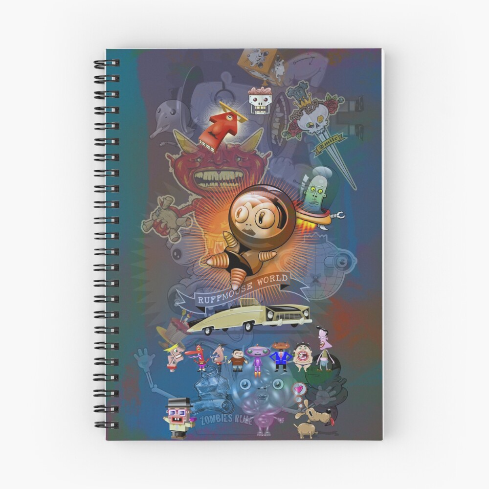 Item preview, Spiral Notebook designed and sold by Ruffmouse.