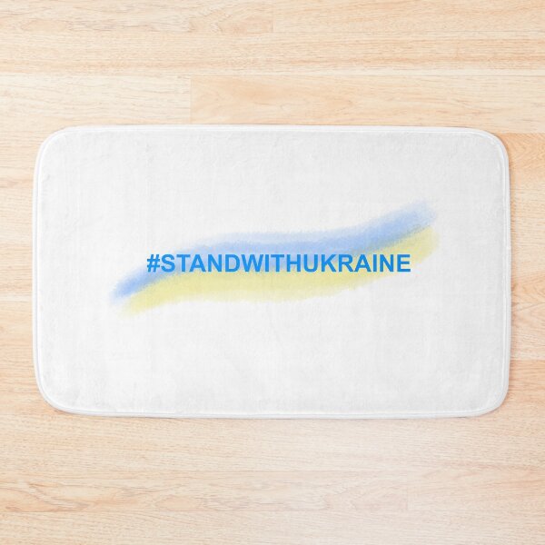 Item preview, Watercolor flag of Ukraine with hashtag text: "Stand with Ukraine". Stop the war in Ukraine. Social media banner, message, agenda, breaking news designed and sold by Sunshine2504.