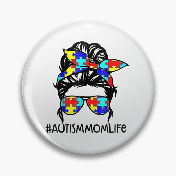 Item preview, Autism Mom Life Messy Bun Sunglasses Bandana Mother s Day designed and sold by Chad6438.