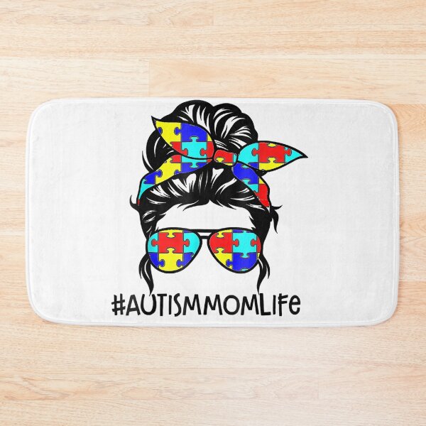 Item preview, Autism Mom Life Messy Bun Sunglasses Bandana Mother s Day designed and sold by Chad6438.