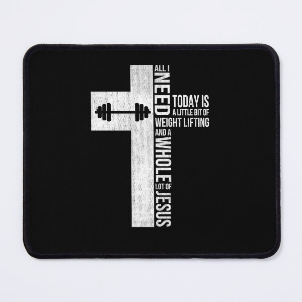 Item preview, all i need today is a little bit of Weight lifting and a whole lot of jesus designed and sold by KinstleHawa.