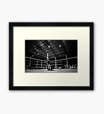 Muay Thai Wai khru Framed Print