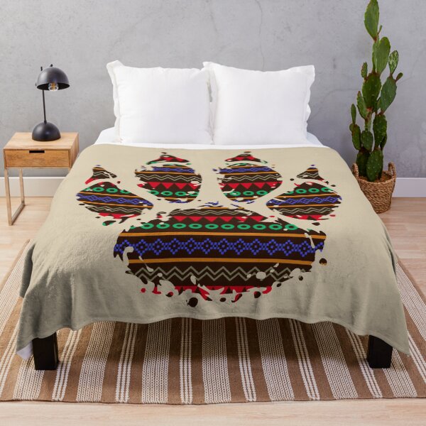 Artikelvorschau, Native American Ghost Bear Paw Tribal Art Cub entworfen und verkauft von GrooBuas.