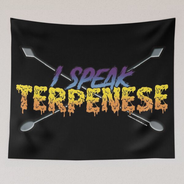 Item preview, I speak Terpenese Young Terps Dark Purple and Blue Gradient Terpene Dab Art designed and sold by YomeHayin.