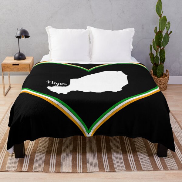 Item preview, Black heart map Niger designed and sold by Astralia.
