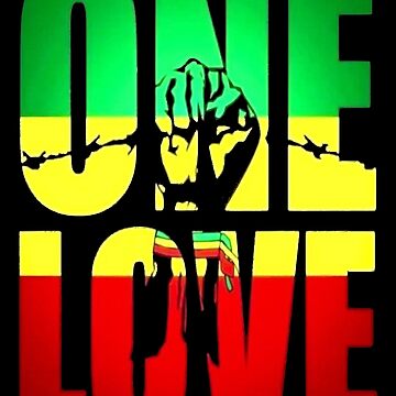 Vintage Style Arts Bob Marley One Love | Art Print