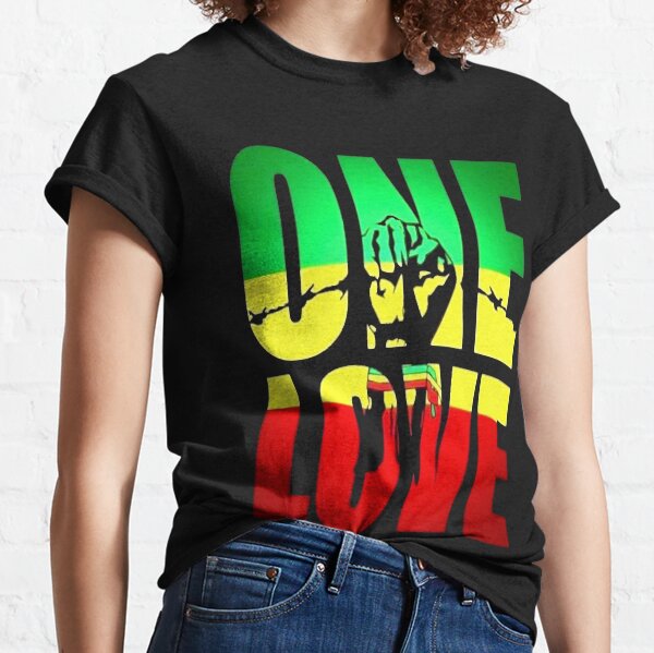 One Love Unisex Men Women Streetwear Graphic T-Shirt