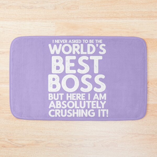Item preview, The World's Best Boss Absolutely Crushing It! designed and sold by GrooBuas.