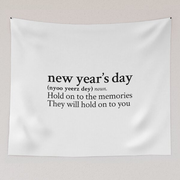 Item preview, New Year's Day by Taylor Swift designed and sold by StickTheSong.