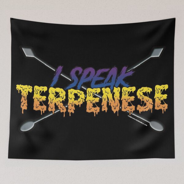 Item preview, I speak Terpenese Young Terps Dark Purple and dark Blue Gradient Terpene Dab Art designed and sold by YomeHayin.