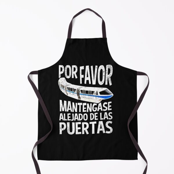 Item preview, Por Favor Mantengase Alejado de las Puertas Tee Monorail designed and sold by ChristinaMauri.