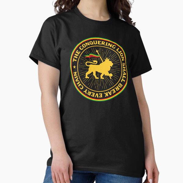Vista previa del artículo con la obra «León rastafari de judá», diseñado y vendido por designandclouds.