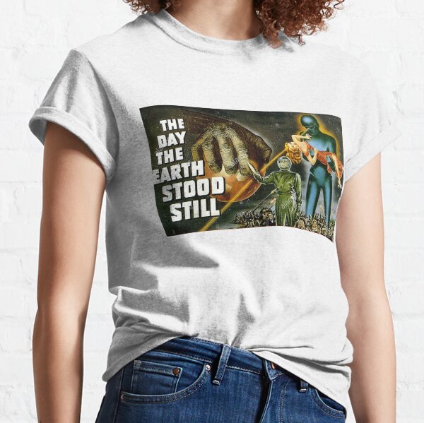 The Day the Earth Stood Still T-Shirt Gents Ladies Kids Sizes Robot Movie Film