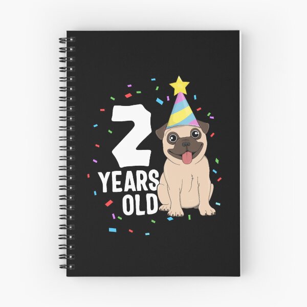 Item preview, 2 Years Old Birthday Pug Dog Lover Party 2nd designed and sold by NicholasGandhi.