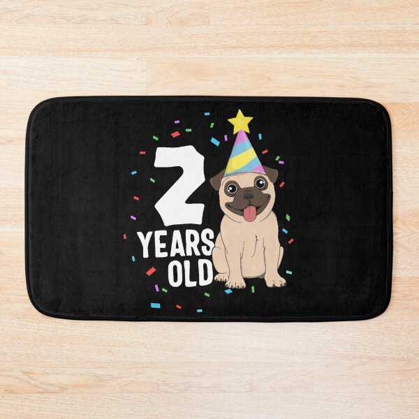 Item preview, 2 Years Old Birthday Pug Dog Lover Party 2nd designed and sold by NicholasGandhi.
