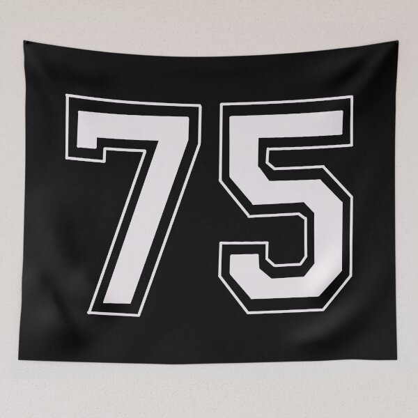 Item preview,  Sport Number 75 White  designed and sold by Maelyn-Couch.