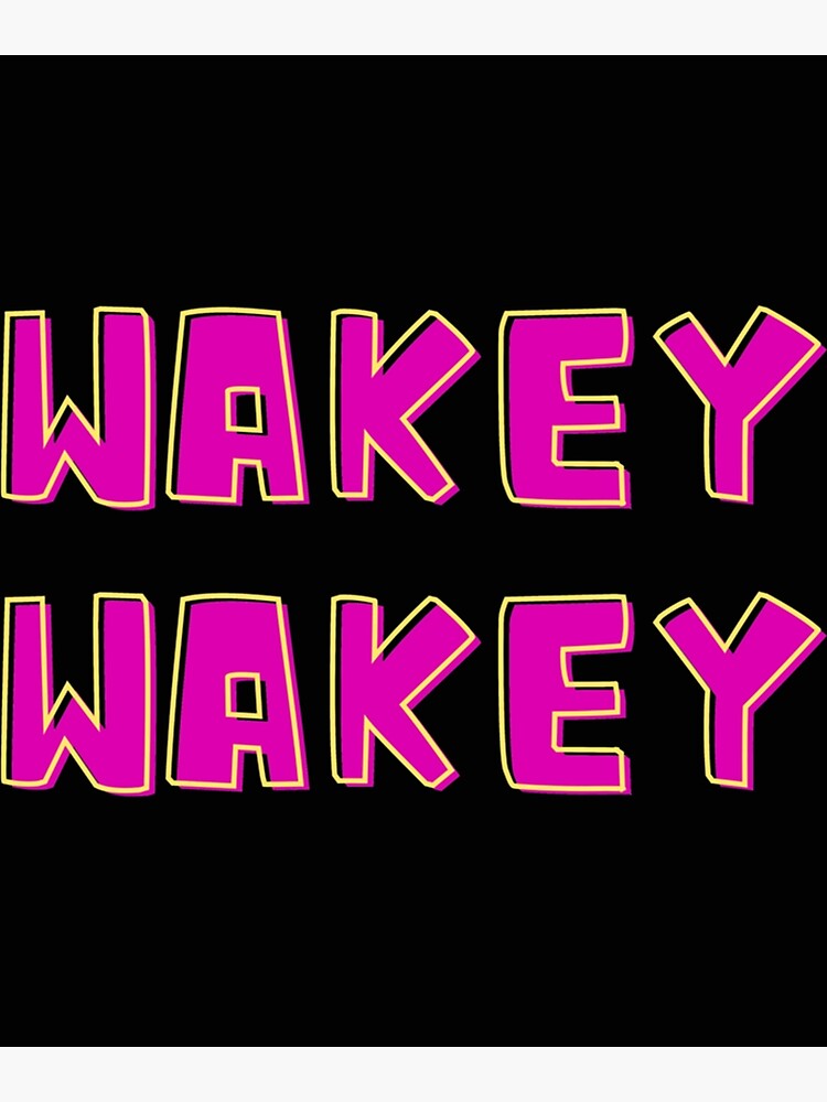 Felix Stray Kids Iconic Line Wakey Wakey Poster By Totallyidolss