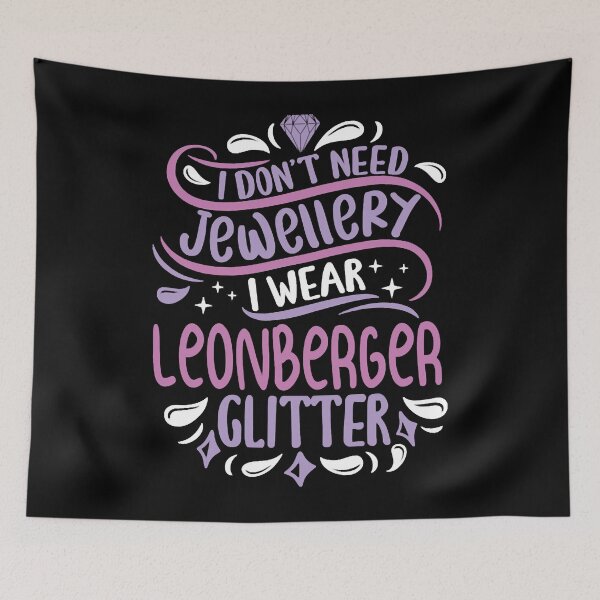 Item preview, Cool Cute Funny Leonberger Dog Owner Glitter Love designed and sold by NicholasGandhi.