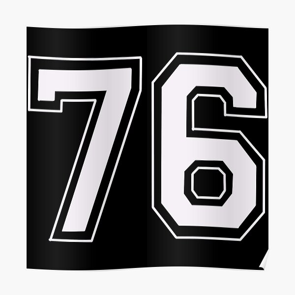 96 American Football Classic Vintage Sport Jersey Number in black number on  white background for american football, baseball or basketball | Art Board