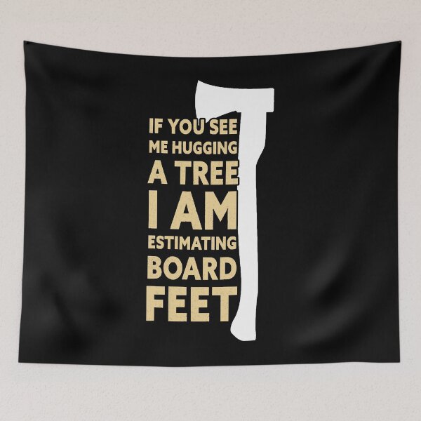 Item preview, I Am Estimating Board Feet Funny Lumberjack Logger designed and sold by NicholasGandhi.