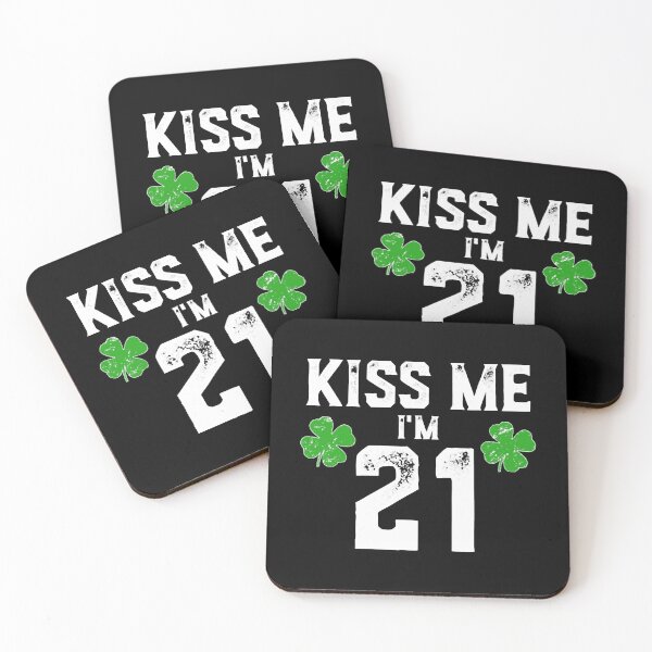 Item preview, Kiss Me I'm 21 Shirt St Pattys Day Birthday Gift designed and sold by NicholasGandhi.